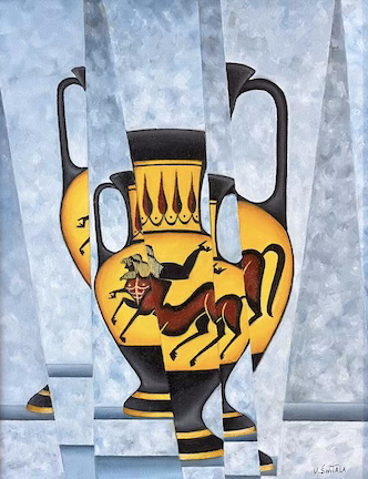 Fragmented Greek vase