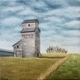 Grain elevator at Hope Farm