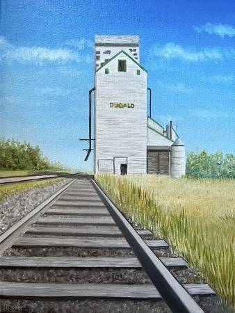 Grain elevator in Dugald