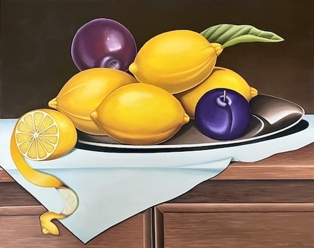 Study of lemons and plums